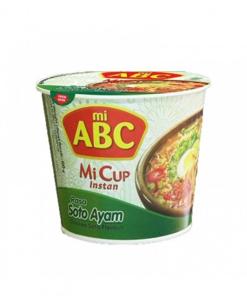 Abc mi cup instant noodle soep soto ayam beker 60 gram