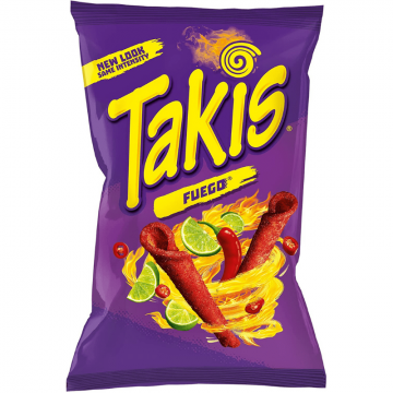 Americano goodies takis fuego flavored tortilla chips 280g