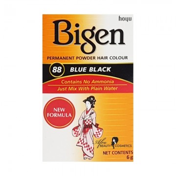 Bigen blue black permanent hair color 88