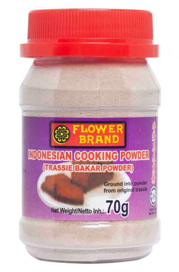 Flowerbrand trassie bakar poeder indonesian cooking powder potje 70gram