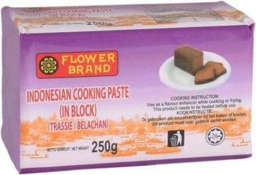 Flowerbrand trassie belachan indonesian cooking paste 250 gram e1574167523613