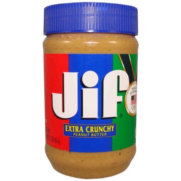 Jif extra crunchy peanut butter 453g