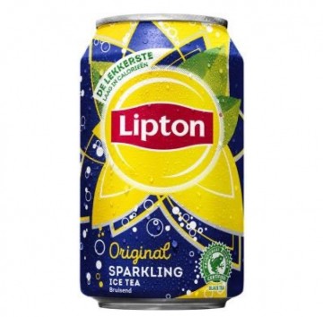 Lipton ice tea sparkling original blikje