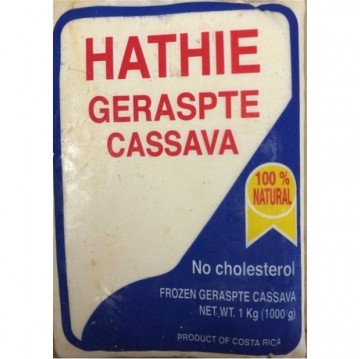 Hathie Geraspte Cassave 1 KG