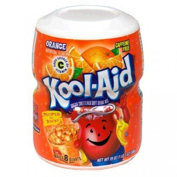 Orange flavoured Kool-Aid 539gr
