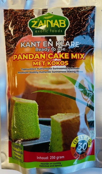 Pandan cake mix 250g zainab