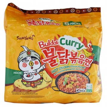 Samyang buldak curry hot chicken ramen 5 packs