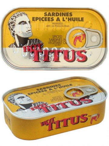 Titus Sardines in Hot Sauce 125gr