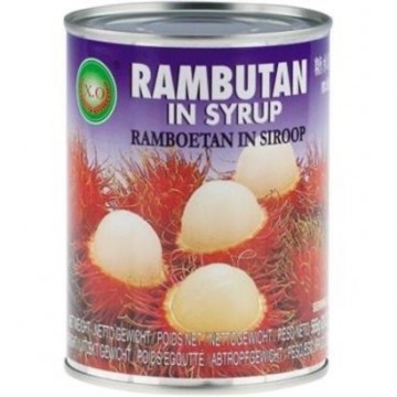 Xo rambutan op siroop