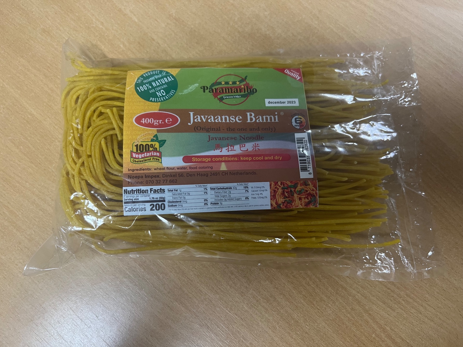 Paramaribo Javaanse Bami - Bami soorten - Surinaamse toko